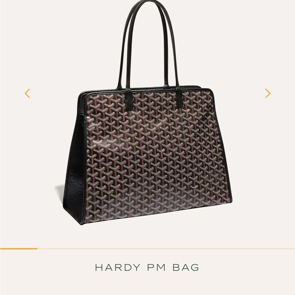 Goyard Black and Brown Patterned Bag - Picture 10 of 13